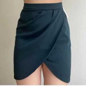 H&M Teal Tulip Hem Skirt 8
